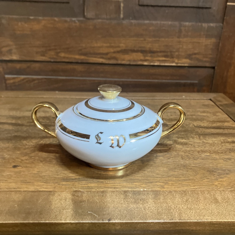 Haus Dresden White Gold Tea Creamer Western Germany